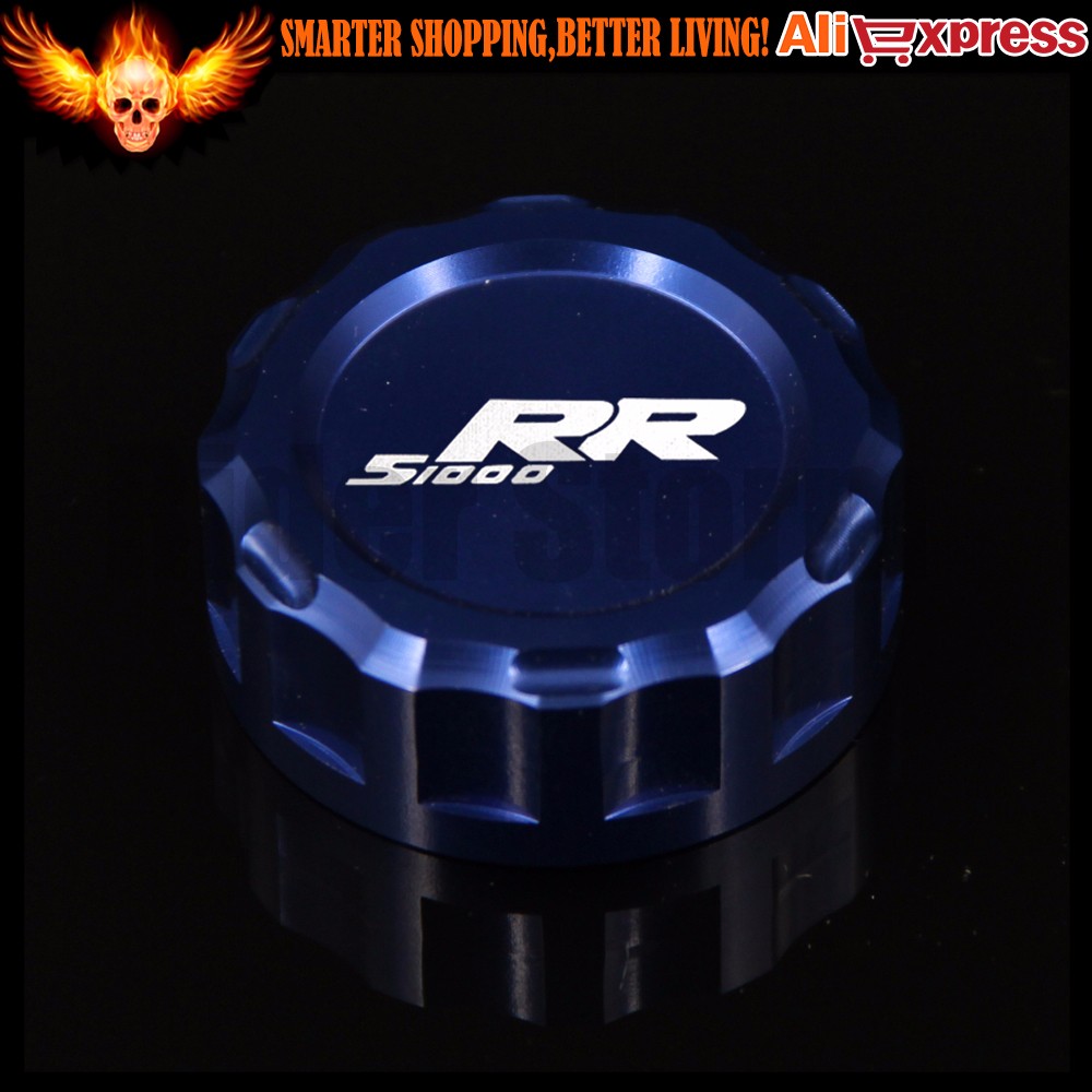 crazy sport Front Brake Master Cylinder Fluid Reservoir Cover Cap For BMW S1000RR S 1000RR 2010-2017 With Logo CNC Aluminum Motorcycle Accessories 2016 2015 2013 2012 black