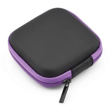 Hot Sales Earphone Headphone Bag High Quality Earbud Carrying Storage Bag Pouch Hard 5 Colors Case Coin Bags Wallets