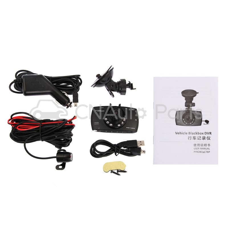 CARCHET 1080P High Definition DVR LCD 2.7 Inch Car Dvr Rear View Camera Recorder