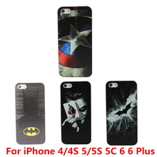 Чудо герой капитан америка дизайн чехол для Apple , iPhone 4 4S 5 5S 5C 6 6 S 6 плюс 6 S плюс