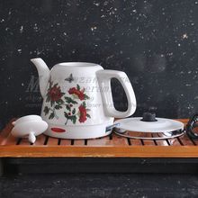 Supply Jingdezhen Ceramic Smart Kettle Coffee teapot kettle flowers 18002 #