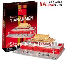 Tian an men CubicFun 3D educativo de papel y EPS modelo Papercraft adorno casero para el regalo navidad
