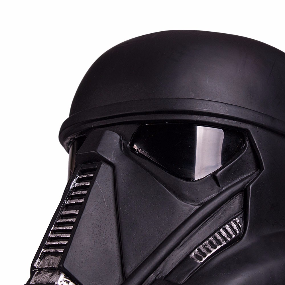 Free Shipping Cosplay Star Wars Death Trooper Helmet Kids Mask Classic Force Awakens Rubies Deluxe Helmet Halloween Party (4)