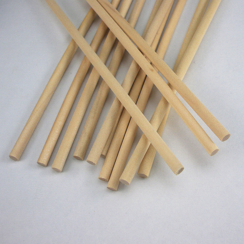DIY Dutch wooden round sticks round 4 * 200MM/ 4 * 300MM/ 4 * 400 20pcs