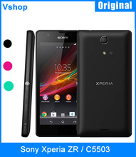 Refurbished Original Sony Xperia ZR / C5503 Smartphone 8GBROM 4.6″ Android 4.1 Quad Core 3G WCDMA GSM Suport Play Store Unlocked