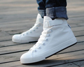 2015 Classic low high style Men Canvas Shoes Casual Shoes flat shoes Male high help sandals