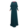 Elegant Cloak Kaftan Abaya Islamic Jilbab Muslim Long Sleeve Dress