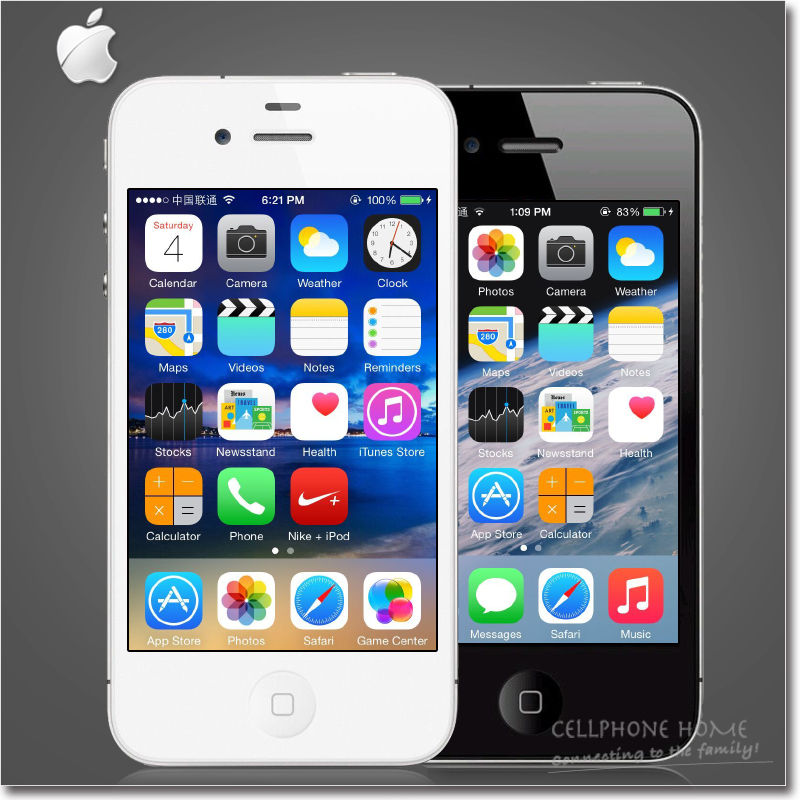  Apple iPhone 4, ios 7 a3 16 G  32  ROM 3,5  5 mp  wi-fi GPS    