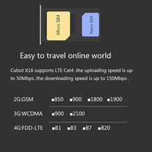 Original Cubot X16 16GBROM 2GBRAM 4G LTE Smartphone 5 0 inc Android 5 1 MTK6735 Quad