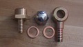 High quality car parts 044 fuel pump install kits copper fittings banjo fitting w washer for