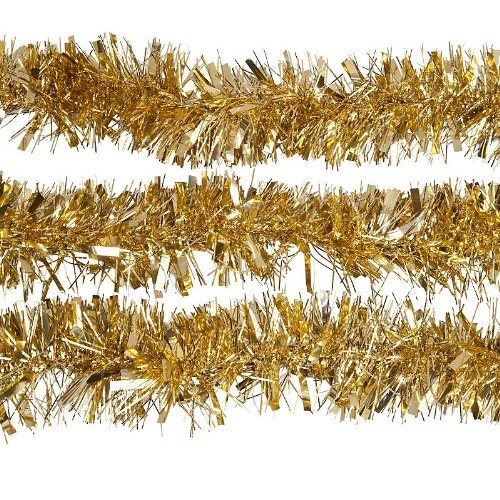 gold christmas garland