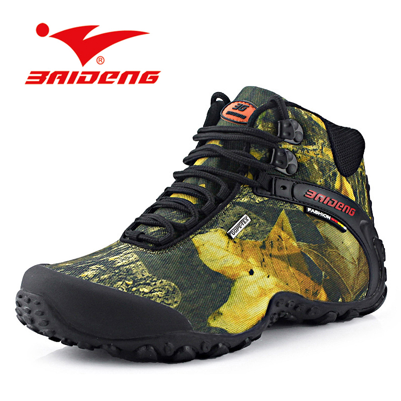 2016 fashion outdoor climbing hiking boots waterproof men boot new style outdoor fun mountain trekking shoes hunting boots