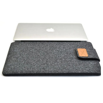 Темно-серый цвет новый шерстяные чувствовал ноутбука сумка крышка чехол для ноутбука / Samsung / Sony / HP / Macbook Pro / Dell 11 " 13 " 15 "