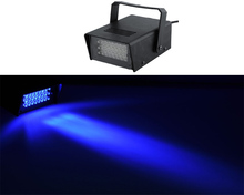 Mini 24 LED 3W AC Blue Flashlight Strobe Party Stage Light Disco Club Flash Light DJ