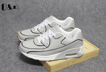 2016 New arrival Women Pu leather Air cushion go walk shoes zapatillas deportivas hombre Runner gym shoes 3colors 165