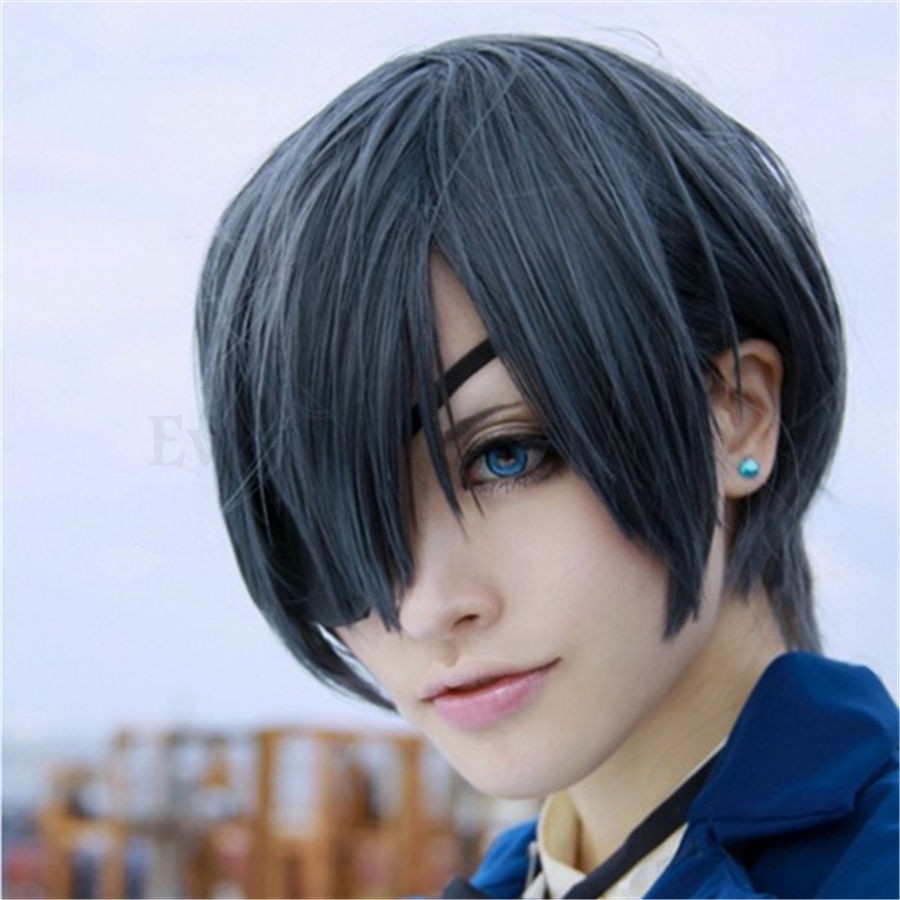 Anime Black Butler Ciel Phantomhive cosplay wig 2014 new fashion women ... Anime Black Butler Ciel Phantomhive cosplay wig 2014 new fashion women ...