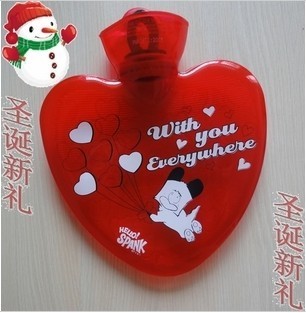 Гаджет  Bags christmas new arrival heart print pvc water hot water bottle None Бытовая техника