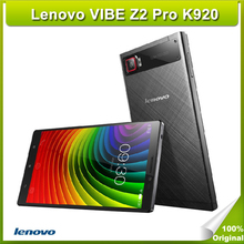 Original Lenovo VIBE Z2 Pro K920 3GB RAM 32GB ROM MSM8974AC Quad Core 2.0GHz 6.0 inch Android 4.4 Smart Phone 4G FDD-LTE WCDMA