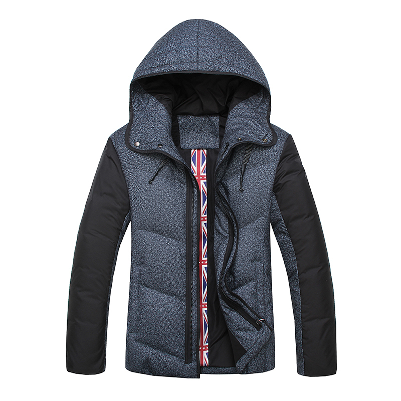 2015 High Quality Winter Men s Clothes Brand Light Warm Men Down Thick Cotton Jacket Mens