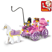 Con la caja original juguetes educativos para niños bloques de construcción de la princesa entrenador para la muchacha ladrillos autoblocantes Compatible con Lego