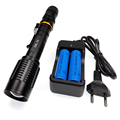 5000 lumens super strong flashlight waterproof zoomable 5 mode XML T6 led torch light lamp 18650