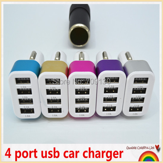  USB 4 () 1A + + 2.1A + 1A     Iphone 5 5S 6 4 4S 5 