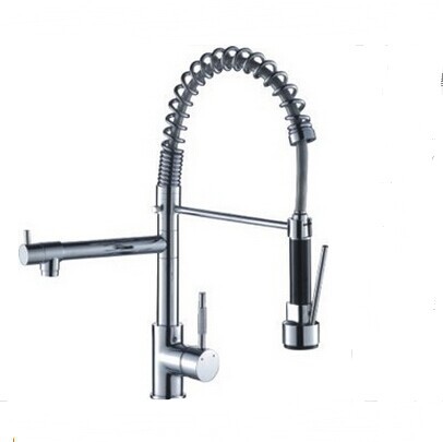 Single lever Kitchen faucet pull out Swivel Spout Vessel Sink Mixer Tap kitchen mixer with spray pull out hand shower sink taps