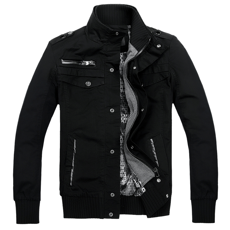 2013 men's clothing autumn and winter male casual outerwear thin male jacket slim stand collar men's clothing