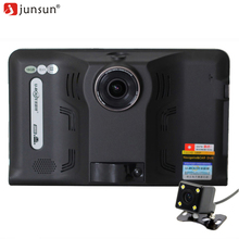 2015 New 7 inch Car GPS Navigation Android rear view Anti Radar Detector Car DVR 1080P Truck vehicle gps AV-IN Tablet PC 16GB