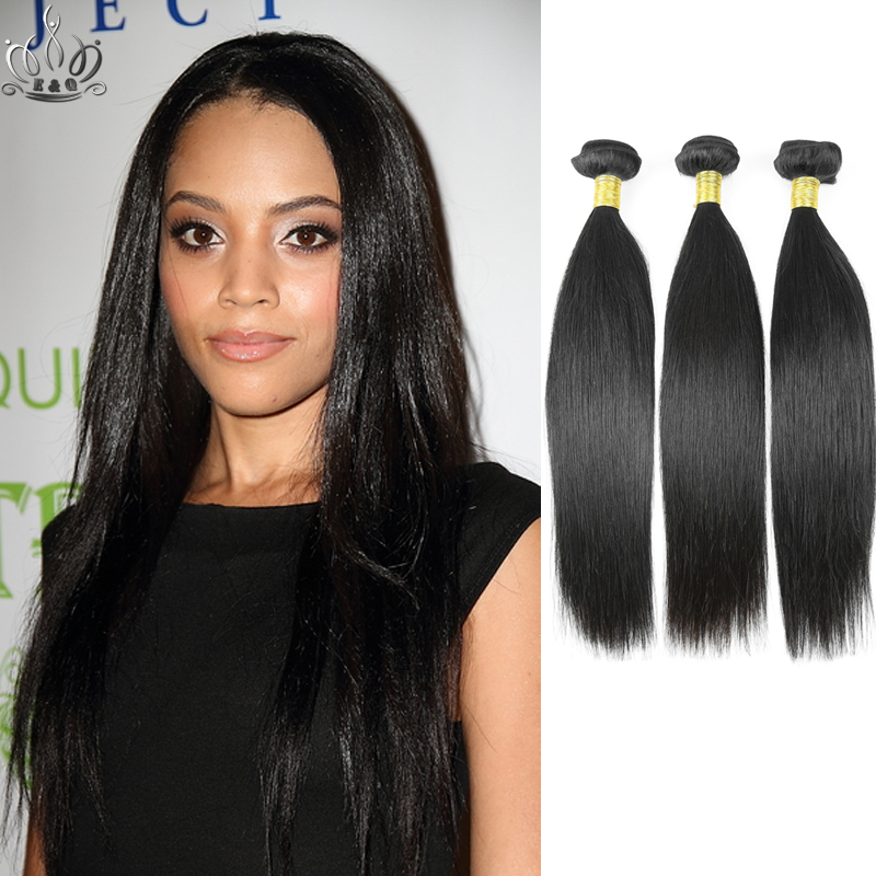 Rosa hair products brazilian virgin hair straight 5A brazilian straight hair human hair weave 3pcs/lot