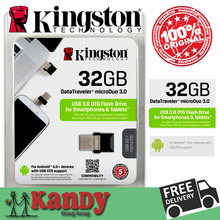 Kingston OTG usb flash drive pendrive pen drive 3 0 16gb 32gb 64gb Smartphone Micro Memory