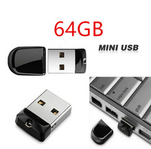 Бесплатная доставка USB флэш-накопитель 64 ГБ крошечный Pendrive хранения устройство водонепроницаемый usb-подарков супер-мини флэш-накопитель