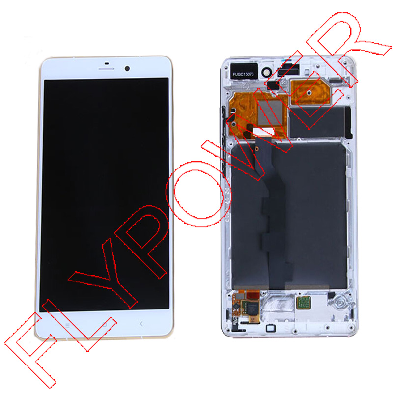 For XiaoMi NOTE FHD 5.7 inch LCD Display +Digitizer touch Screen with Frame Assembly White by Free Shipping