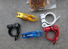 Free shipping Road Bike MTB Mountain Bicycle Seat Post Clamp Seatpost 31.8mm Aluminum Bicycle Parts,4 Colors