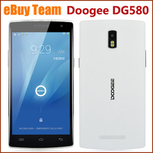 Original Phone Hot Sale Doogee DG580 5.5″ Android 4.4 MTK6582 Quad Core IPS 3G WCDMA Dual Camera Cheap Cell Phone Black White