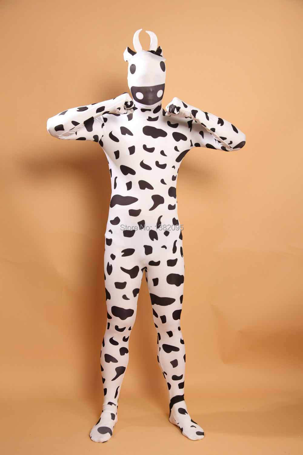 Pattern Zentai Suit | cow pattern zentai suit full body suit lycra unitard Pattern Zentai Suit | cow pattern zentai suit full body suit lycra unitard