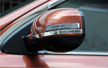 Fit for MITSUBISHI outlander 2013 2014 rearview Mirrors anti-rub decoration trim cover ring cover auto parts 2pcs per set