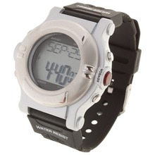 Ocasional con estilo reloj Digital del deporte con caloría del ritmo cardíaco del consumo de energía del Monitor del reloj del Color negro ( 1 x CR2032 )