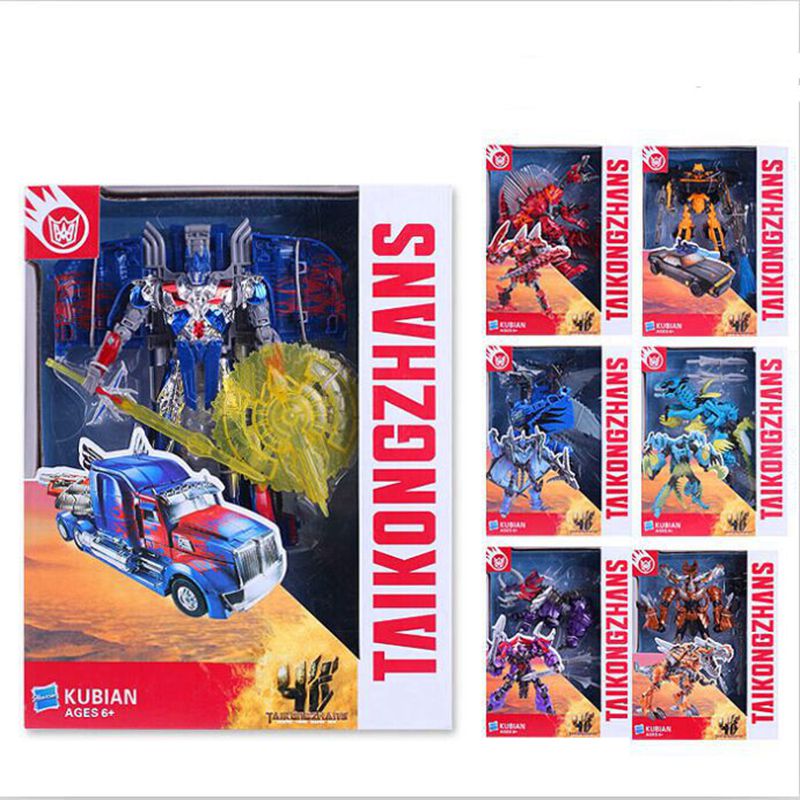 Новый Преобразования 4 Робот Фигурки Игрушки Деформация Игрушки Dinobots Grimlock Пули Обстреливали Слэш Классический модель детей