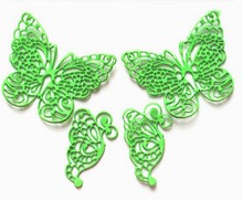 10pcs New Butterfly Silicone Fondant Mold Lace Wedding Cake Baking Decorating Tools Mould Party Kitchen Accessories