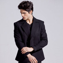 new blazer men coat casaco masculino men suit pea fashion busniess casual winter warm coat jacket
