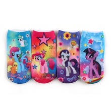 4pair/lot my little soks for girls pony cartoon baby alibaba china free 3d model animations calzino meia calzas calcetines nino
