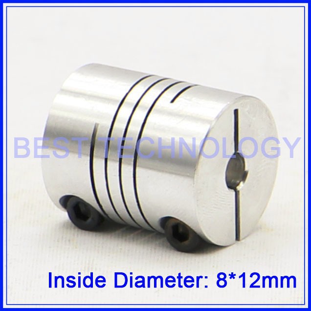 Description Picture 4 of item8mm to 12mm Flexible Shaft Coupling Clamp CNC Starter Shaft Coupler Connector Diameter 30mm Length 35mm