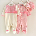 Baby clothing new brand infant princess coveralls jumpsuit vetement bebe lace rompers newborn baby girl clothes