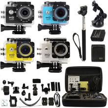 Monopod + Bag + SJ6000 2.0″ LCD WIFI 1080P HD Sports Action camera DVR Video Waterproof Camera DV Diving 30M Swimming Sj4000