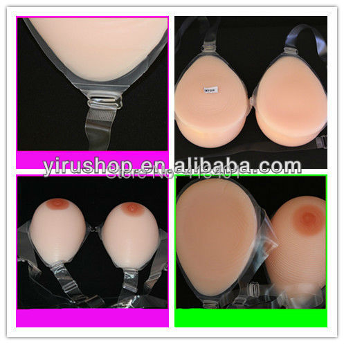 tear-shaped with straps silicone artificial breast,breast forms,nipple breast forms