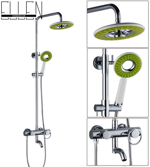 Shipping in 24 Hours Bath bathroom shower set faucet mixer tap with shower rain shower faucets