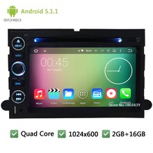 Quad core Android 5.1.1 1024*600 Car DVD Player Radio Audio Stereo Screen For Ford Mustang Escape Taurus Freestyle Mercury U324