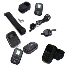 GoPro Remote Control + GoPro Remote Silicone Case + Gopro Remote Wrist Belt + Charger Cable For GoPro Hero 4 3+ 3 2 Accessories
