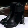 Genuine Leather Pointed Toe Women Martin Boots Top Brand Fashion King